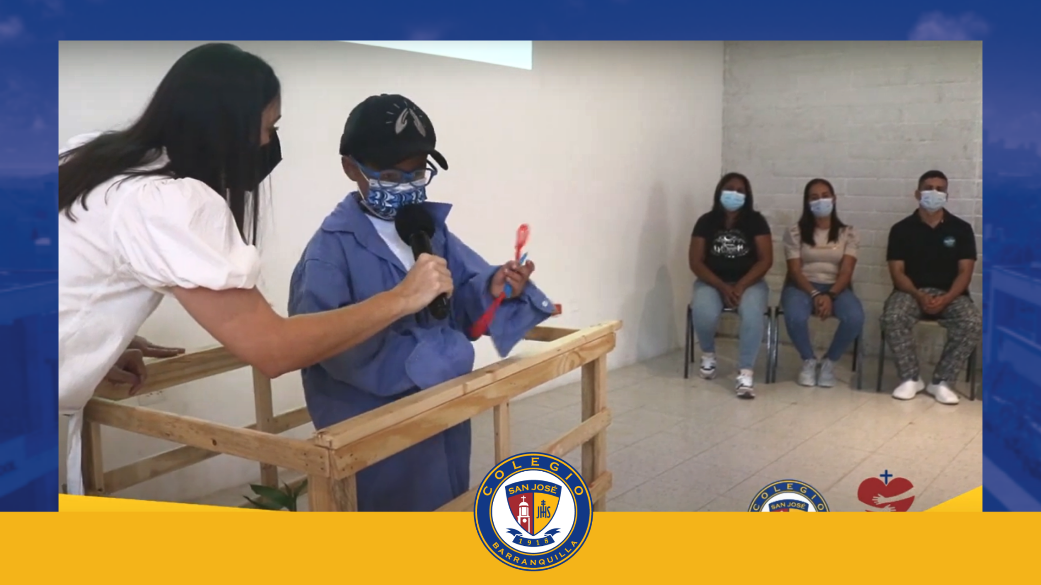 Ciclo I celebró Día del Trabajo Colegio San José Barranquilla