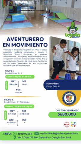Aventurero en movimiento